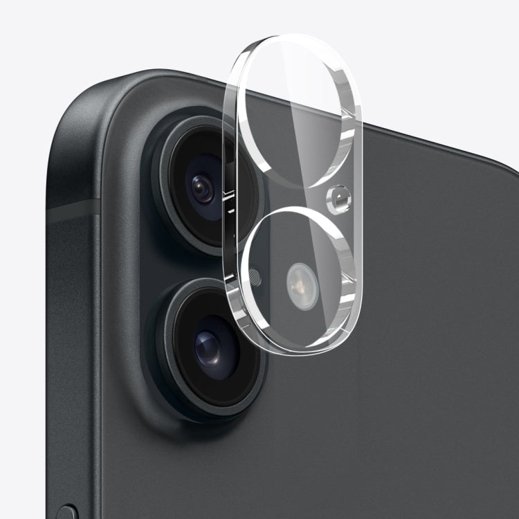 For iPhone 16 NORTHJO 3 in 1 TPU Phone Case with Screen Film and Lens Film(Clear) - iPhone 16 Cases by NORTHJO | Online Shopping South Africa | PMC TechLife | Buy Now Pay Later Mobicred