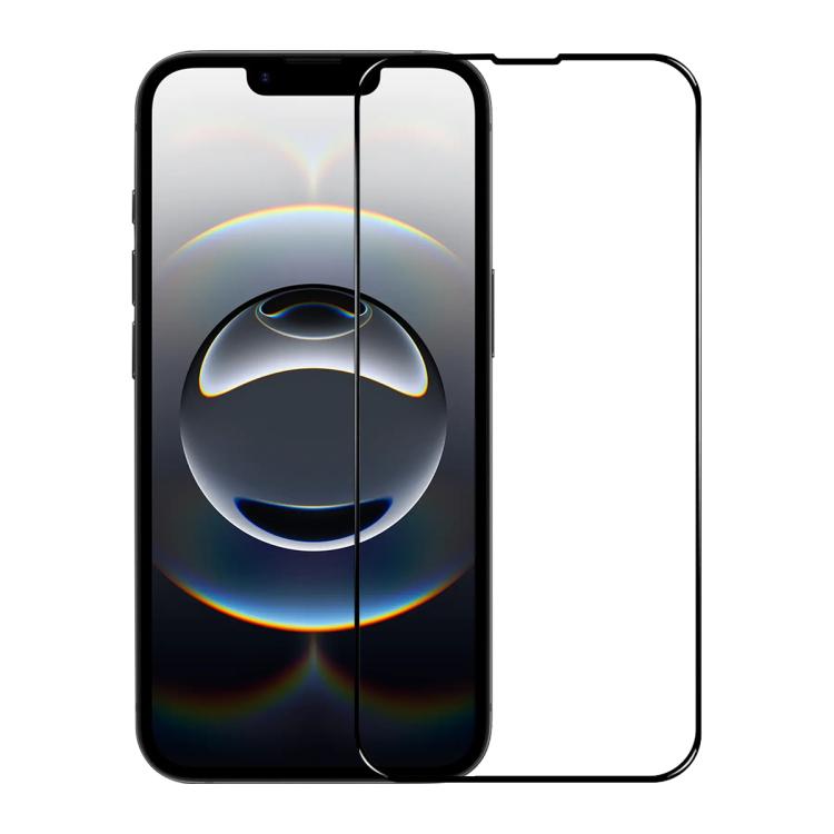 For iPhone 16e NORTHJO A++ Screen Protector Full Glue Silk Printing Tempered Glass Film(Black) - free shipping - PMC TechLife - Order now!