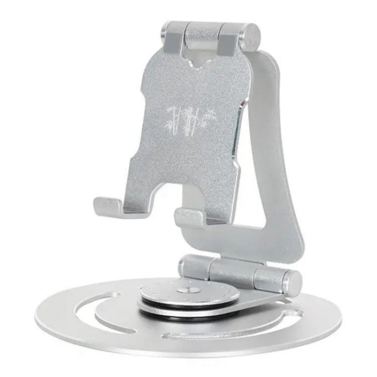 G60 Portable Folding 360-Degree Rotating Desktop Phone Tablet Holder(Silver) - Stand by PMC TechLife | Online Shopping South Africa | PMC TechLife | Buy Now Pay Later Mobicred