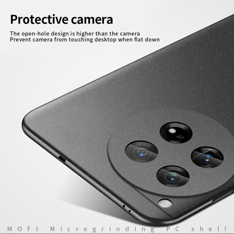 For OnePlus 12 MOFI Fandun Series Frosted PC Ultra-thin All-inclusive Phone Case(Blue) - OnePlus Cases by MOFI | Online Shopping South Africa | PMC TechLife | Buy Now Pay Later Mobicred
