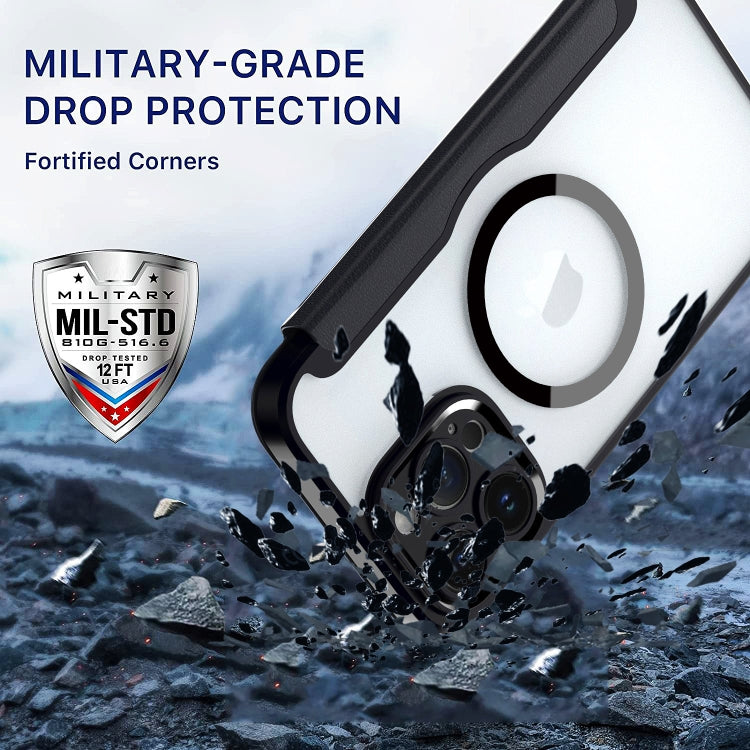 For iPhone 16 Pro MagSafe RFID Blocking Adsorption Flip Leather Phone Case(Purple) - iPhone 16 Pro Cases by PMC TechLife | Online Shopping South Africa | PMC TechLife | Buy Now Pay Later Mobicred