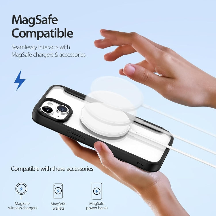 For iPhone 12 Pro Max RFID Blocking Adsorption Flip MagSafe Leather Phone Case(Red) - free shipping - PMC TechLife - Order now!
