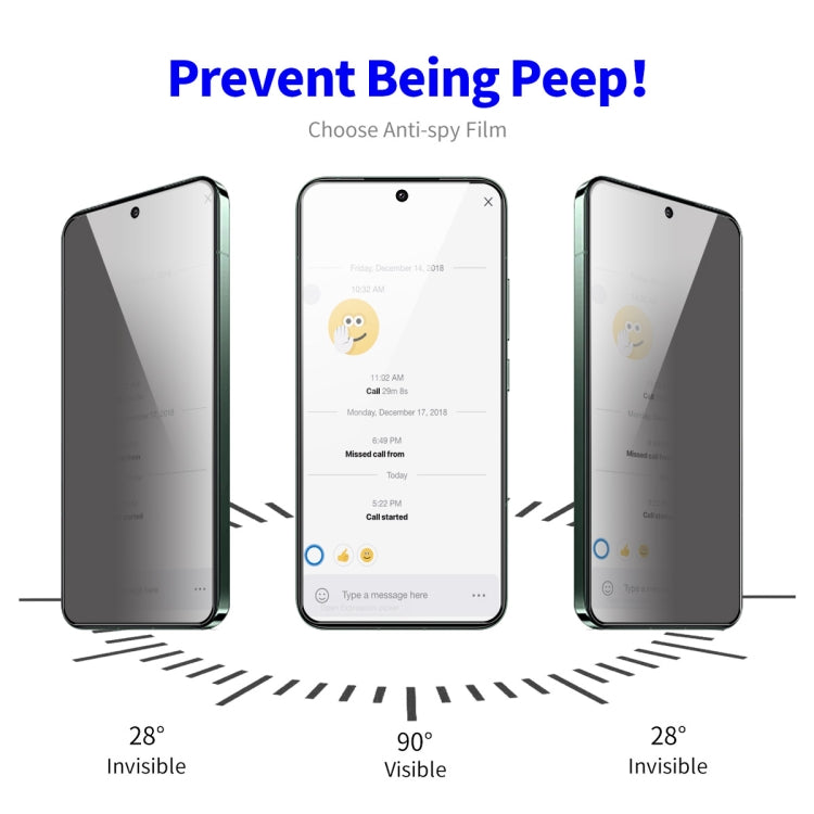 For Xiaomi 14 5pcs ENKAY Hat-Prince 28 Degree Anti-peeping Privacy Silk Screen Tempered Glass Film - free shipping - PMC Jewellery - Order now!