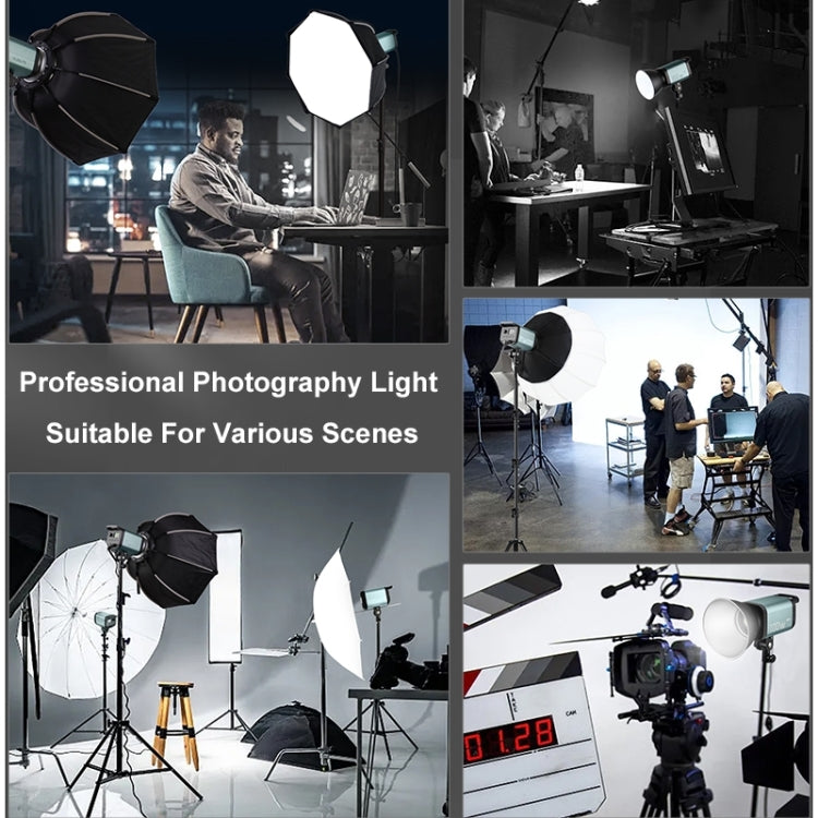 VLOGLITE P100 Professional Photography Video Fill Light 100W High Powerful Bright COB LED Light, Plug:US Plug - free shipping - PMC TechLife - Order now!