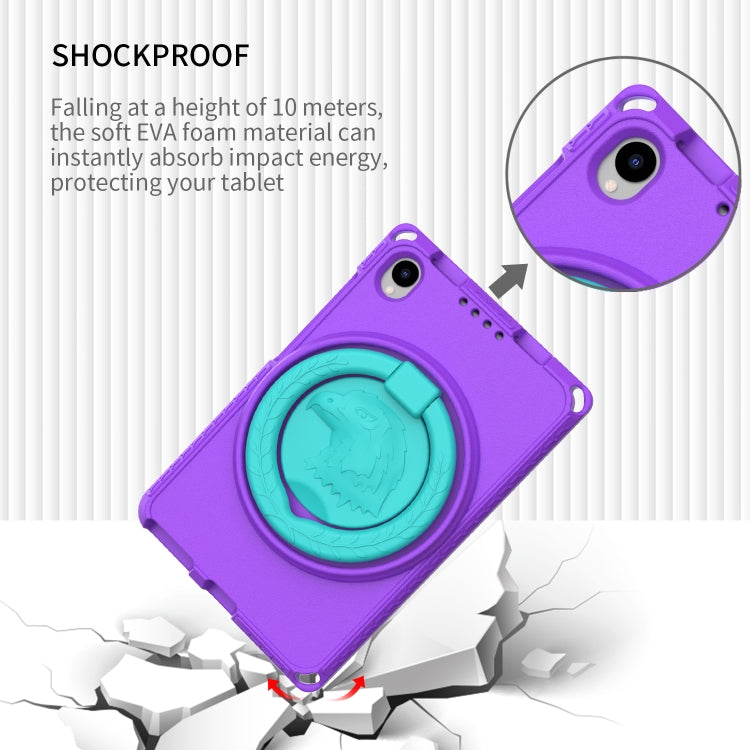 For TCL Tab 8 LE / WiFi 2023 EVA Hybrid PC Shockproof Tablet Case with Frame(Purple) - Others by PMC TechLife | Online Shopping South Africa | PMC TechLife | Buy Now Pay Later Mobicred