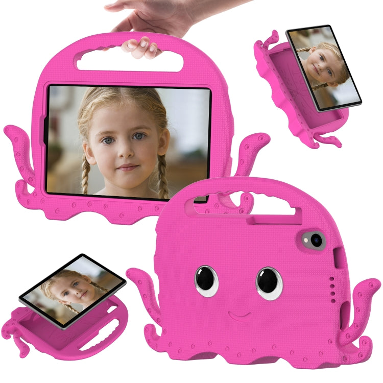 For TCL Tab 8 LE / WiFi 2023 Octopus Style EVA Hybrid PC Shockproof Tablet Case with Strap(Rose Red) - Others by PMC TechLife | Online Shopping South Africa | PMC TechLife | Buy Now Pay Later Mobicred