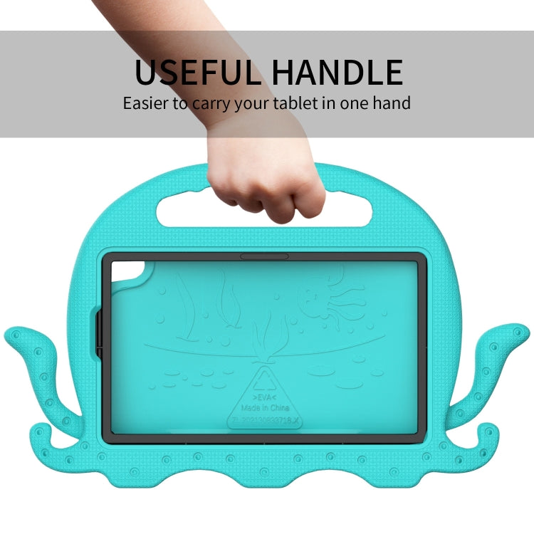 For TCL Tab 8 LE / WiFi 2023 Octopus Style EVA Hybrid PC Shockproof Tablet Case with Strap(Glacial Green) - Others by PMC TechLife | Online Shopping South Africa | PMC TechLife | Buy Now Pay Later Mobicred