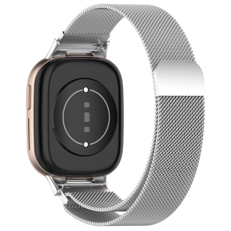 For Honor Watch 4 TMA-L19 Milan Magnetic Steel Mesh Watch Band(Silver) - Watch Bands by PMC TechLife | Online Shopping South Africa | PMC TechLife | Buy Now Pay Later Mobicred