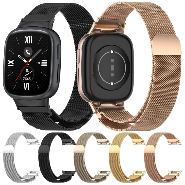For Honor Watch 4 TMA-L19 Milan Magnetic Steel Mesh Watch Band(Rose Gold) - Watch Bands by PMC TechLife | Online Shopping South Africa | PMC TechLife | Buy Now Pay Later Mobicred