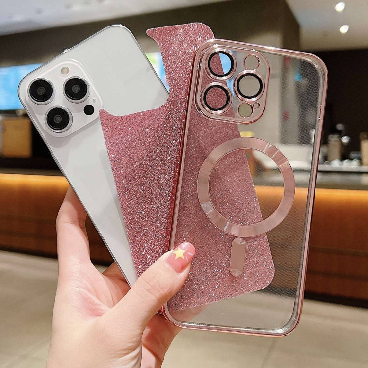 For iPhone 15 Pro MagSafe Glitter Electroplating TPU Phone Case(Purple) - iPhone 15 Pro Cases by PMC TechLife | Online Shopping South Africa | PMC TechLife