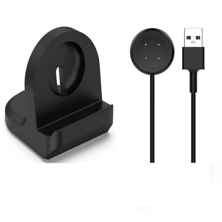 For Google Pixel Watch 2 Smart Watch Silicone Charging Bracket with Charger(Black) - Other by PMC TechLife | Online Shopping South Africa | PMC TechLife | Buy Now Pay Later Mobicred