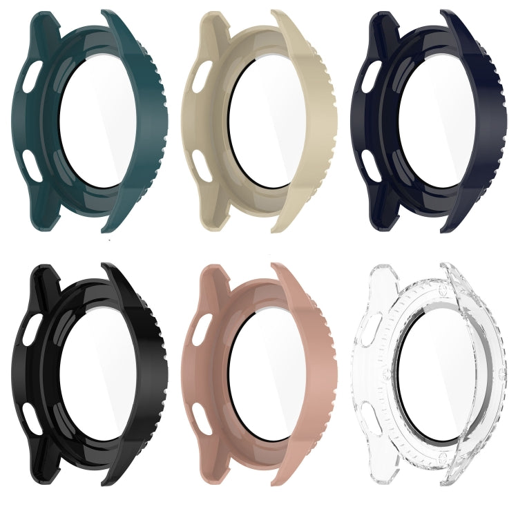 For Xiaomi Watch S3 PC + Tempered Film Integrated Watch Protective Case(Green) - Watch Cases by PMC TechLife | Online Shopping South Africa | PMC TechLife | Buy Now Pay Later Mobicred