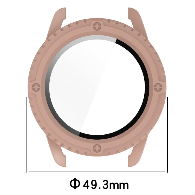 For Xiaomi Watch S3 PC + Tempered Film Integrated Watch Protective Case(Green) - Watch Cases by PMC TechLife | Online Shopping South Africa | PMC TechLife | Buy Now Pay Later Mobicred