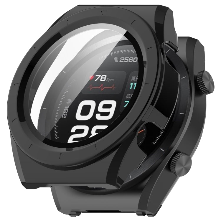 For Xiaomi Watch H1 PC + Tempered Film Integrated Watch Protective Case(Black) - Watch Cases by PMC TechLife | Online Shopping South Africa | PMC TechLife | Buy Now Pay Later Mobicred