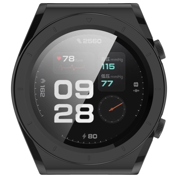 For Xiaomi Watch H1 PC + Tempered Film Integrated Watch Protective Case(Black) - Watch Cases by PMC TechLife | Online Shopping South Africa | PMC TechLife | Buy Now Pay Later Mobicred