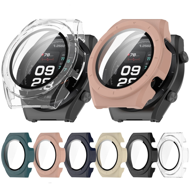 For Xiaomi Watch H1 PC + Tempered Film Integrated Watch Protective Case(Blue) - Watch Cases by PMC TechLife | Online Shopping South Africa | PMC TechLife | Buy Now Pay Later Mobicred