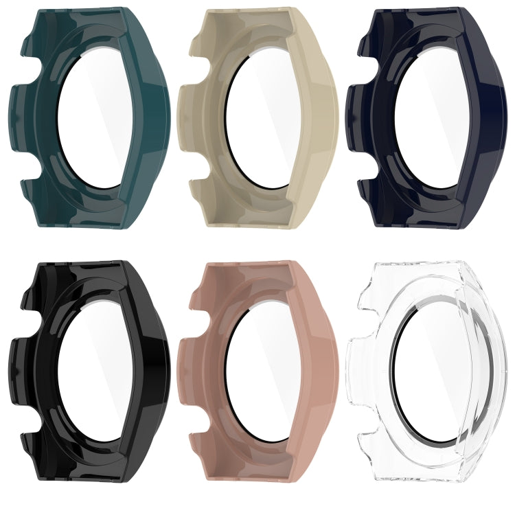 For Xiaomi Watch H1 PC + Tempered Film Integrated Watch Protective Case(Green) - Watch Cases by PMC TechLife | Online Shopping South Africa | PMC TechLife | Buy Now Pay Later Mobicred
