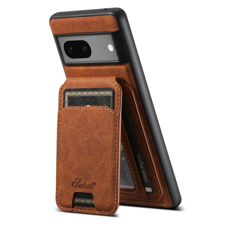 For Google Pixel 7 Suteni H16 Litchi Texture Leather Detachable Wallet Back Phone Case(Blue) - Google Cases by Suteni | Online Shopping South Africa | PMC TechLife | Buy Now Pay Later Mobicred