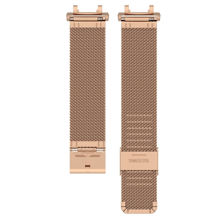 For Amazfit Active Edge A2212 Milan Mesh Single Buckle Watch Band(Rose Gold) - free shipping - PMC TechLife - Order now!
