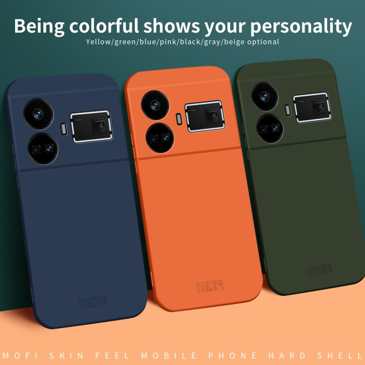 For Realme GT5 MOFI Qin Series Skin Feel All-inclusive PC Phone Case(Blue) - Realme Cases by MOFI | Online Shopping South Africa | PMC TechLife | Buy Now Pay Later Mobicred