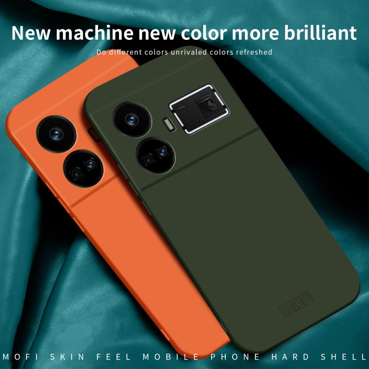 For Realme GT5 MOFI Qin Series Skin Feel All-inclusive PC Phone Case(Gray) - Realme Cases by MOFI | Online Shopping South Africa | PMC TechLife