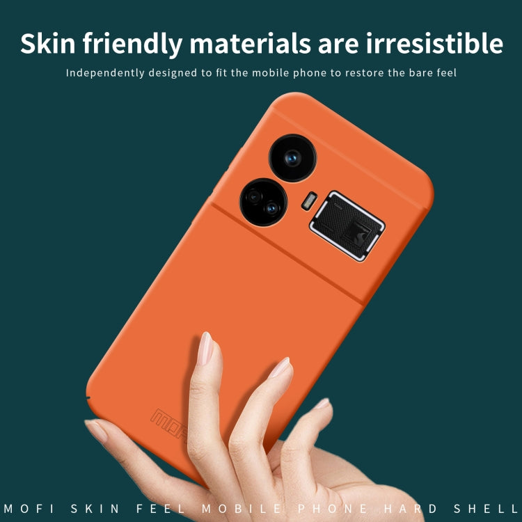 For Realme GT5 MOFI Qin Series Skin Feel All-inclusive PC Phone Case(Gray) - Realme Cases by MOFI | Online Shopping South Africa | PMC TechLife