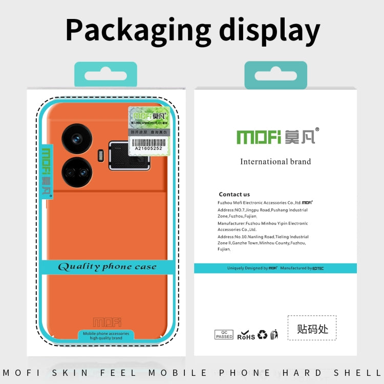 For Realme 12 Pro / 12 Pro+ MOFI Qin Series Skin Feel All-inclusive PC Phone Case(Green) - Realme Cases by MOFI | Online Shopping South Africa | PMC TechLife