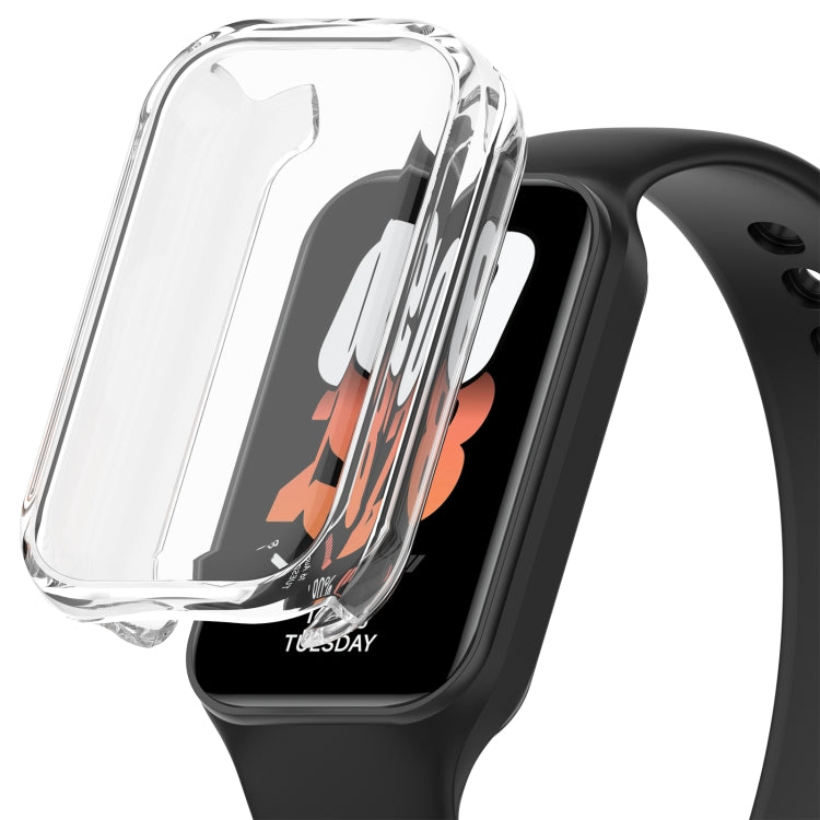 For Redmi Band 2 Full Package TPU Electroplated Watch Protective Case(Transparent) - Watch Cases by PMC TechLife | Online Shopping South Africa | PMC TechLife | Buy Now Pay Later Mobicred
