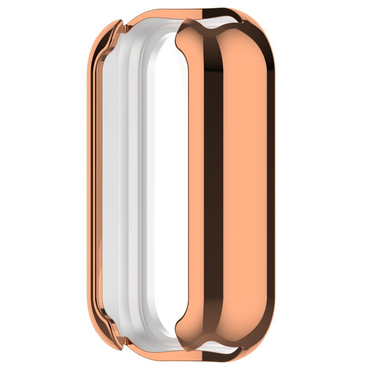 For Redmi Band 2 Full Package TPU Electroplated Watch Protective Case(Rose Gold) - Watch Cases by PMC TechLife | Online Shopping South Africa | PMC TechLife | Buy Now Pay Later Mobicred
