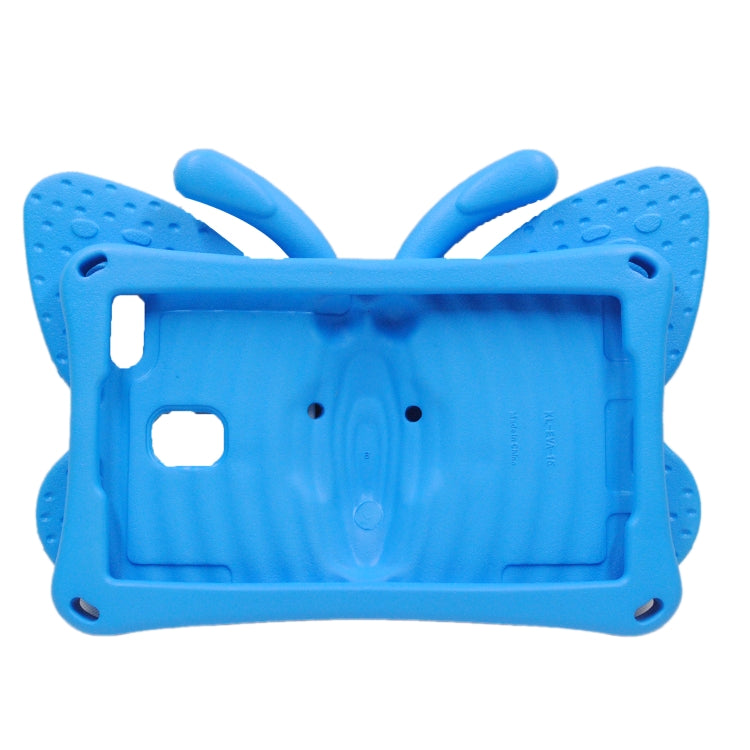 For Samsung Galaxy Tab A9 8.7 X110/X115 Butterfly Bracket Kids EVA Shockproof Tablet Case(Blue) - Galaxy Tab A9 by PMC TechLife | Online Shopping South Africa | PMC TechLife