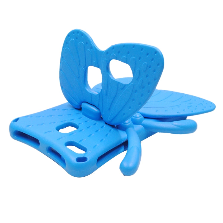 For Samsung Galaxy Tab A9 8.7 X110/X115 Butterfly Bracket Kids EVA Shockproof Tablet Case(Blue) - Galaxy Tab A9 by PMC TechLife | Online Shopping South Africa | PMC TechLife