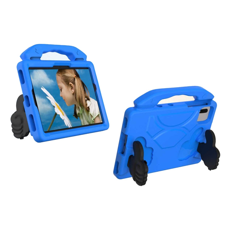 For Samsung Galaxy TAB S9 11 X710 2023 Thumb Bracket EVA Shockproof Tablet Case(Blue) - free shipping - PMC Jewellery - Order now!