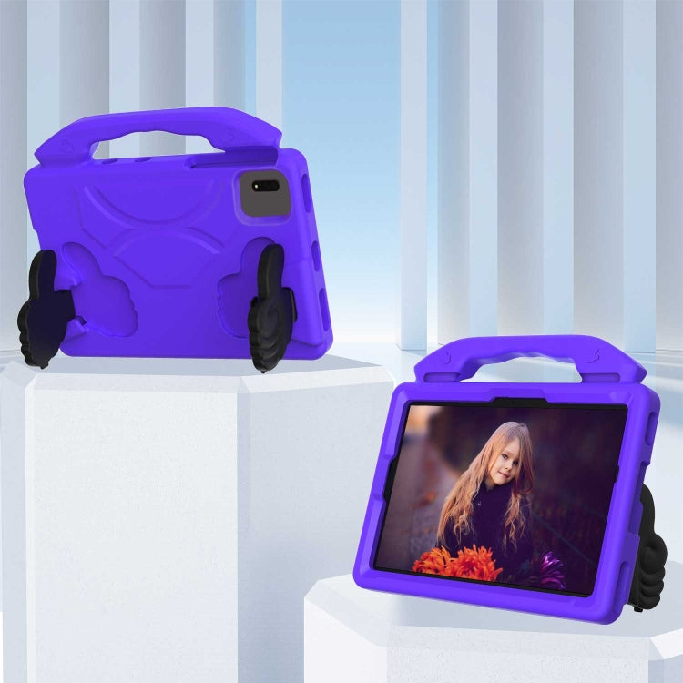 For Samsung Galaxy TAB S9 11 X710 2023 Thumb Bracket EVA Shockproof Tablet Case(Purple) - free shipping - PMC Jewellery - Order now!