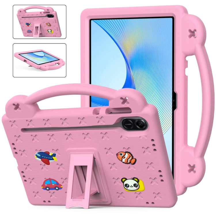 For Honor X8 Pro 11.5 Handle Kickstand Children EVA Shockproof Tablet Case(Pink) - Honor by PMC TechLife | Online Shopping South Africa | PMC TechLife | Buy Now Pay Later Mobicred