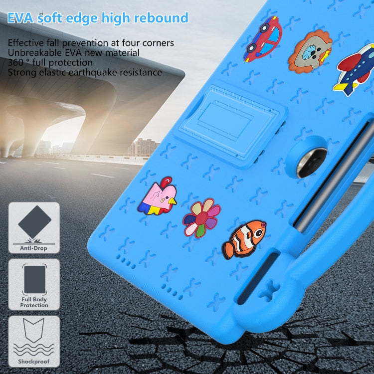 For Honor Pad 9 2023 12.1 Handle Kickstand Children EVA Shockproof Tablet Case(Sky Blue) - free shipping - PMC TechLife - Order now!