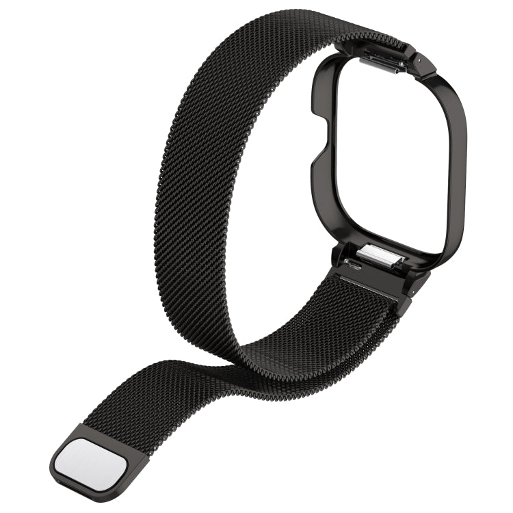 For Redmi Watch 4 Milan Magnetic Steel Mesh Watch Band + Watch Metal Frame(Gold) - free shipping - PMC TechLife - Order now!