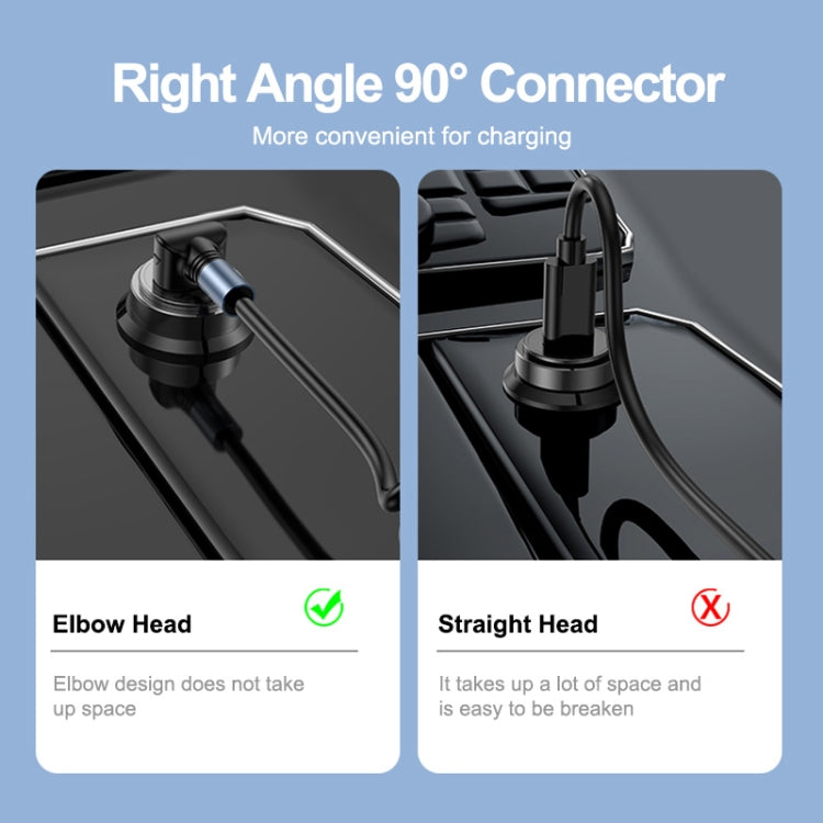 ENKAY 66W Reversible USB to Type-C / 8 Pin / Micro USB Elastic Spring Fast Charging Cable, Length 1.5m(Type A) - free shipping - PMC TechLife - Order now!