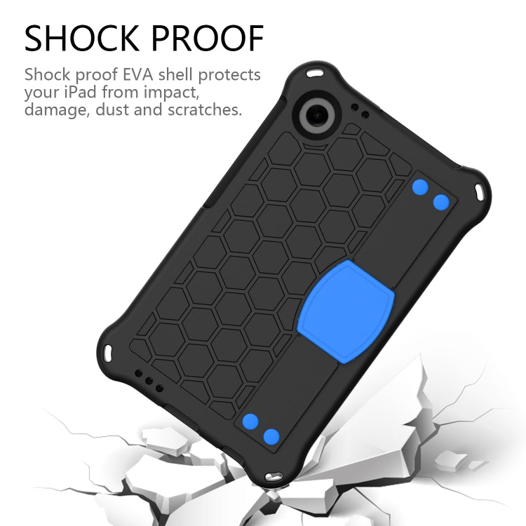 For Blackview Tab 60 8.7 2023 Honeycomb EVA Hybrid PC Tablet Case with Strap(Black+Blue) - Others by PMC TechLife | Online Shopping South Africa | PMC TechLife