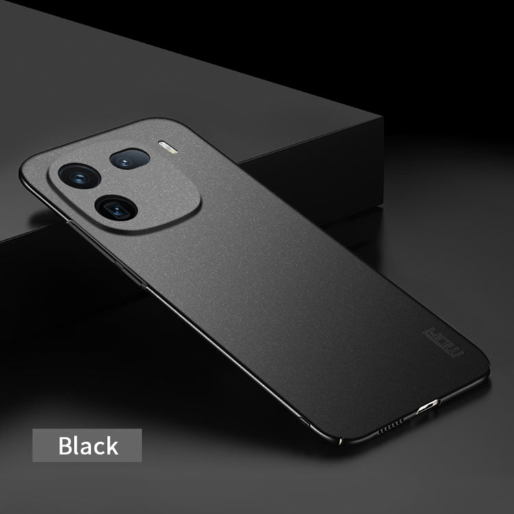 For vivo iQOO 12 MOFI Fandun Series Frosted PC Ultra-thin All-inclusive Phone Case(Black) - vivo Cases by MOFI | Online Shopping South Africa | PMC TechLife | Buy Now Pay Later Mobicred