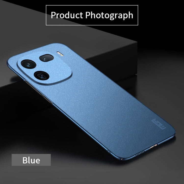 For vivo iQOO 12 Pro MOFI Fandun Series Frosted PC Ultra-thin All-inclusive Phone Case(Blue) - vivo Cases by MOFI | Online Shopping South Africa | PMC TechLife | Buy Now Pay Later Mobicred