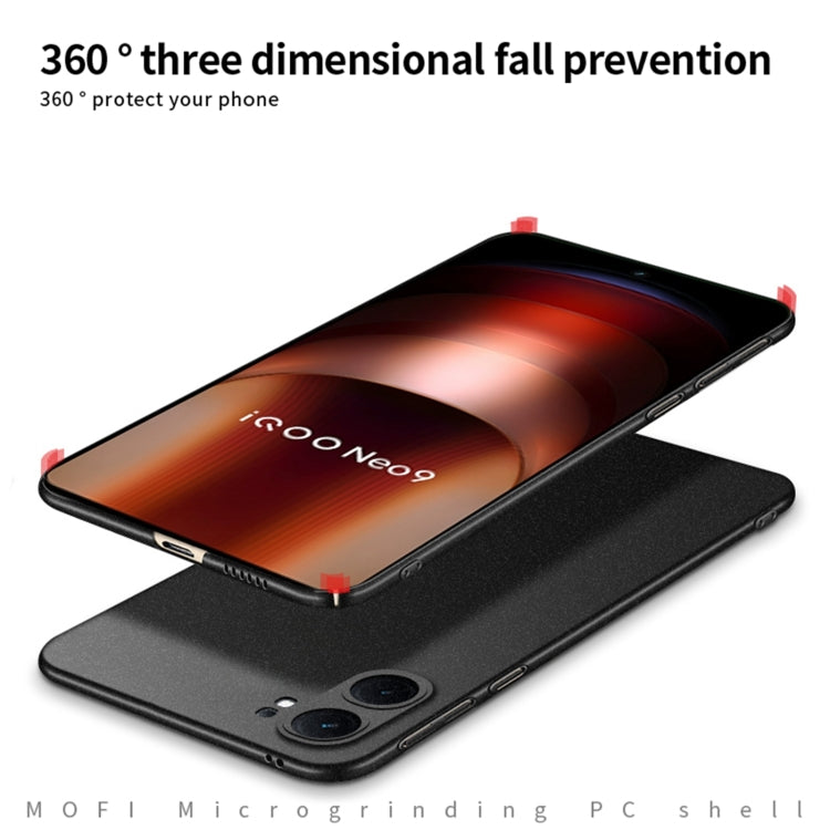 For vivo iQOO Neo9 / Neo9 Pro MOFI Fandun Series Frosted PC Ultra-thin All-inclusive Phone Case(Green) - vivo Cases by MOFI | Online Shopping South Africa | PMC TechLife | Buy Now Pay Later Mobicred