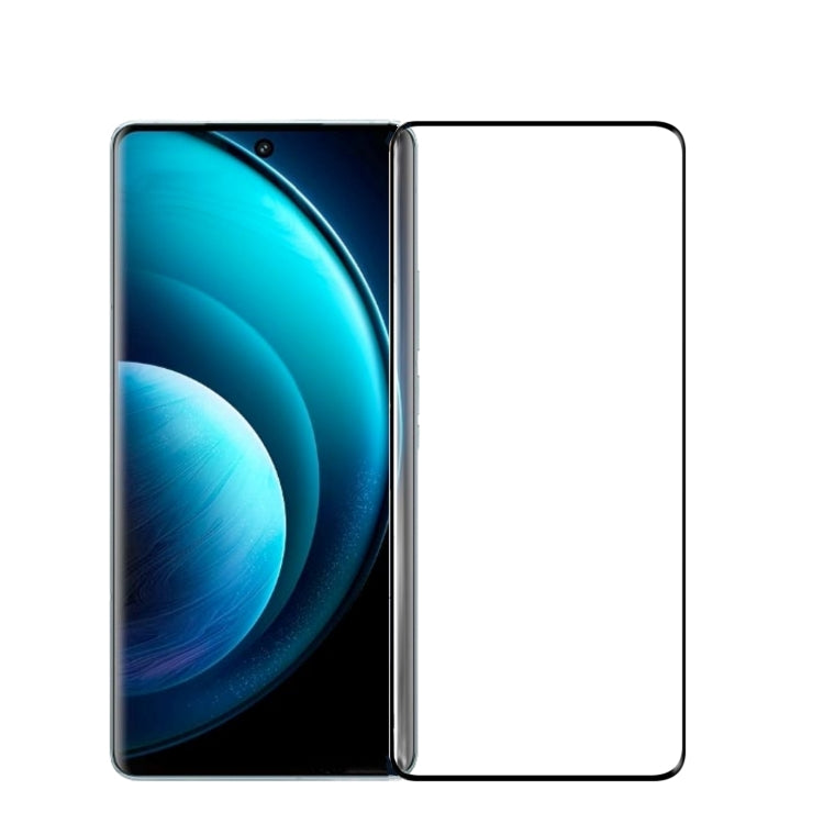 For vivo X100 / 100 Pro PINWUYO 9H 3D Hot Bending Tempered Glass Film(Black) - vivo Tempered Glass by PINWUYO | Online Shopping South Africa | PMC TechLife | Buy Now Pay Later Mobicred