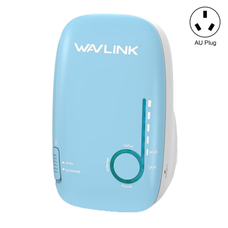 WAVLINK WN576K1 AC1200 Household WiFi Router Network Extender Dual Band Wireless Repeater, Plug:AU Plug (Blue) - free shipping - PMC Jewellery - Order now!