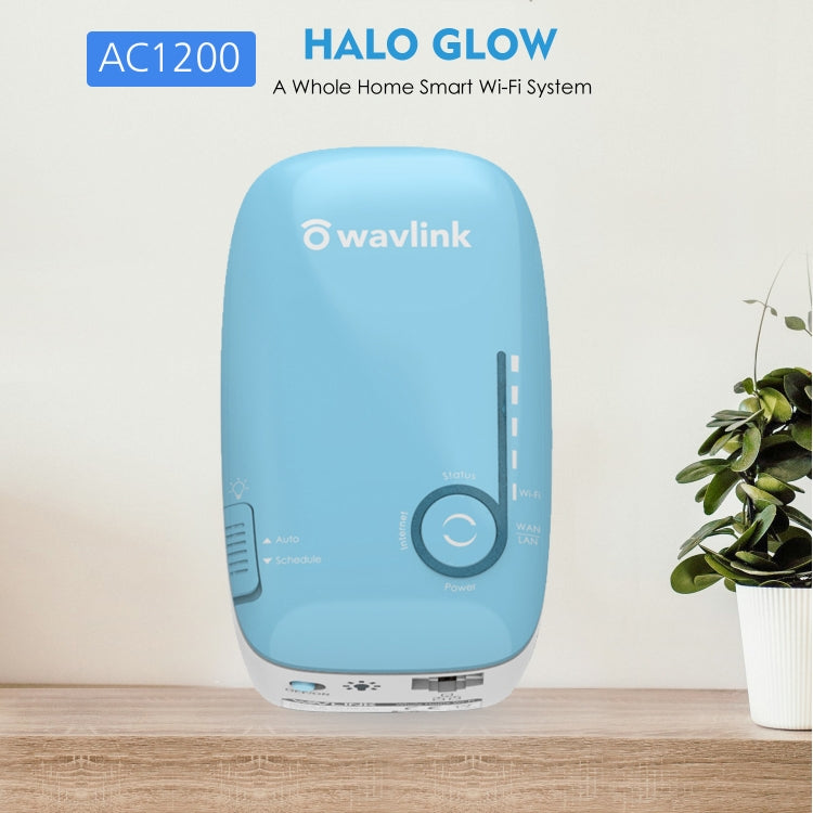 WAVLINK WN576K1 AC1200 Household WiFi Router Network Extender Dual Band Wireless Repeater, Plug:EU Plug (Blue) - free shipping - PMC Jewellery - Order now!
