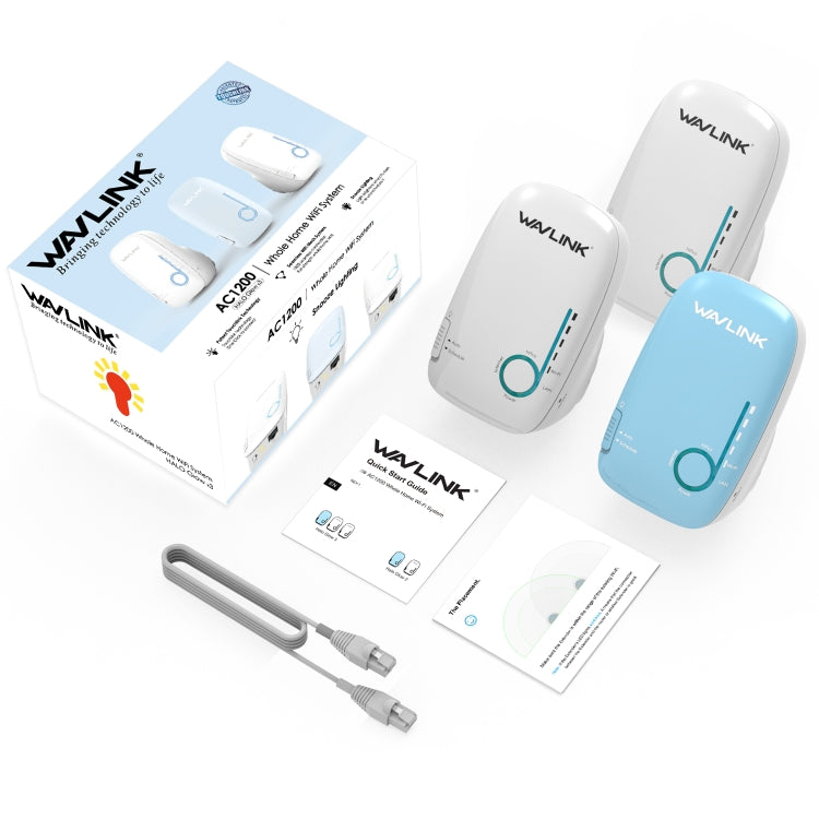 WAVLINK WS-WN576A2 AC750 Household WiFi Router Network Extender Dual Band Wireless Repeater, Plug:UK Plug - free shipping - PMC Jewellery - Order now!