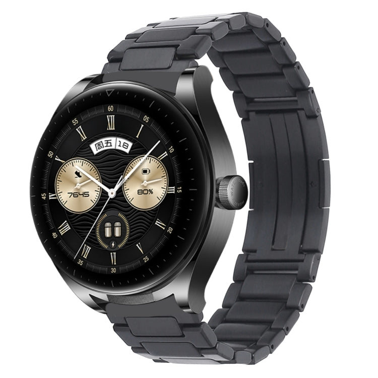 For Huawei Watch Ultimate / Buds H-Shaped Folding Buckle Stainless Steel Metal Watch Band(Gray) - free shipping - PMc TechLife - Order now!