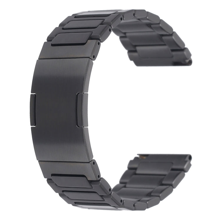 For Huaei Watch 3 Pro New H-Shaped Folding Buckle Stainless Steel Metal Watch Band(Gray) - free shipping - PMc TechLife - Order now!