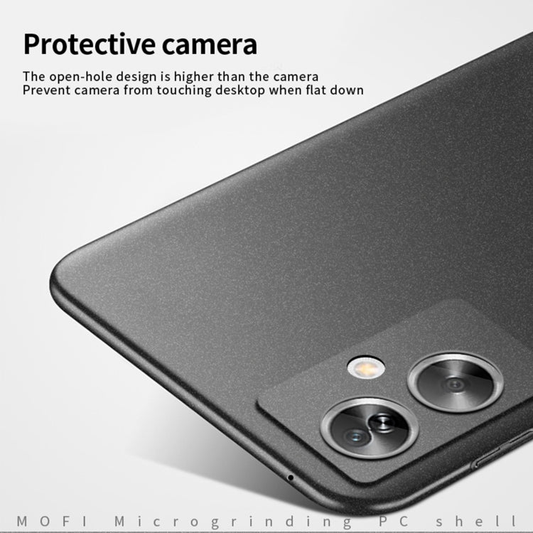 For OPPO A2 / A79 5G MOFI Fandun Series Frosted PC Ultra-thin All-inclusive Phone Case(Gray) - OPPO Cases by MOFI | Online Shopping South Africa | PMC TechLife | Buy Now Pay Later Mobicred