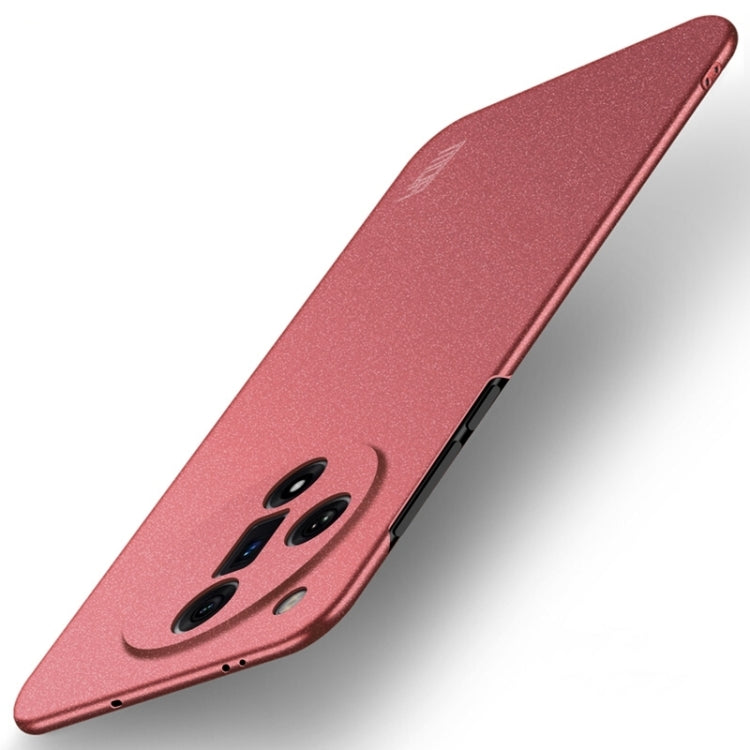 For OPPO Find X7 MOFI Fandun Series Frosted PC Ultra-thin All-inclusive Phone Case(Red) - OPPO Cases by MOFI | Online Shopping South Africa | PMC TechLife | Buy Now Pay Later Mobicred