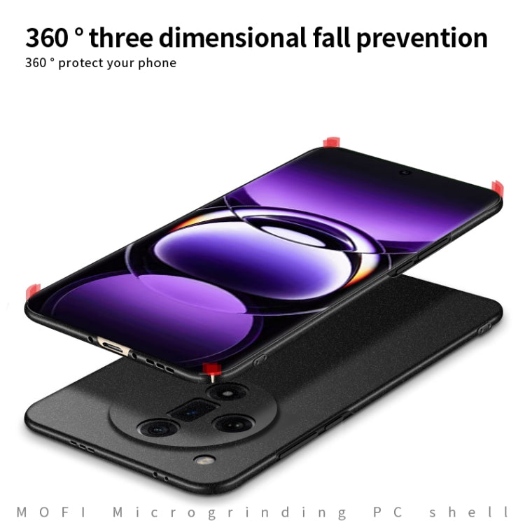 For OPPO Find X7 Ultra MOFI Fandun Series Frosted PC Ultra-thin All-inclusive Phone Case(Green) - OPPO Cases by MOFI | Online Shopping South Africa | PMC TechLife | Buy Now Pay Later Mobicred